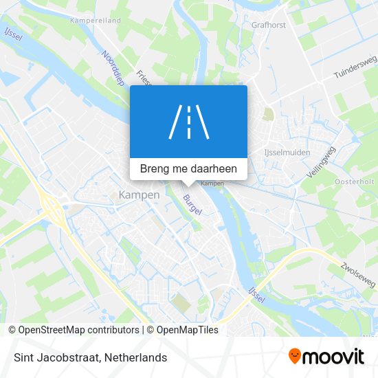 Sint Jacobstraat kaart