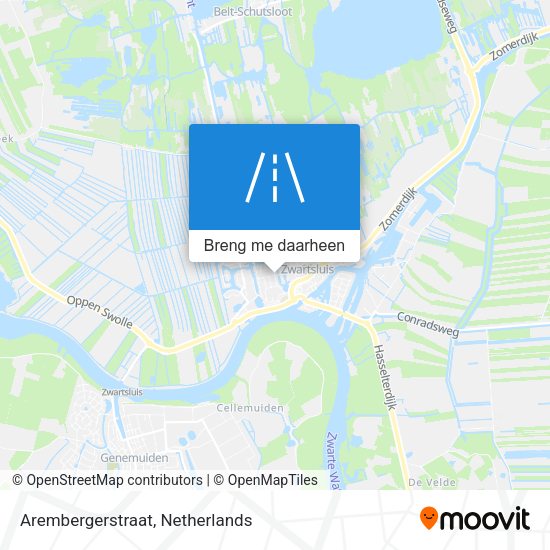 Arembergerstraat kaart