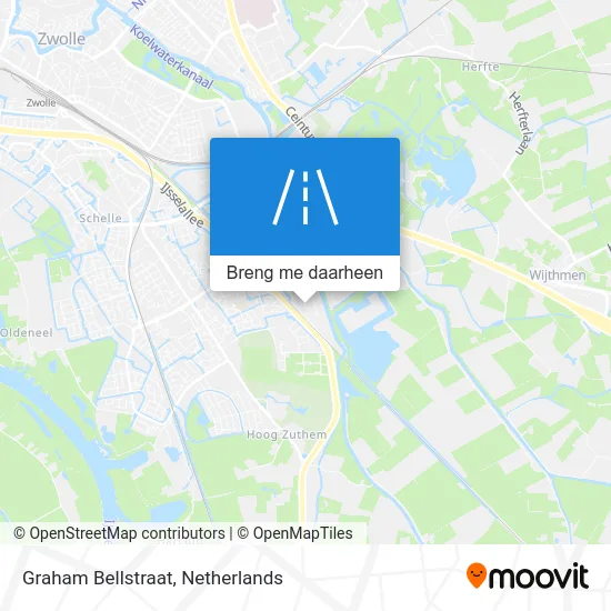 Graham Bellstraat kaart