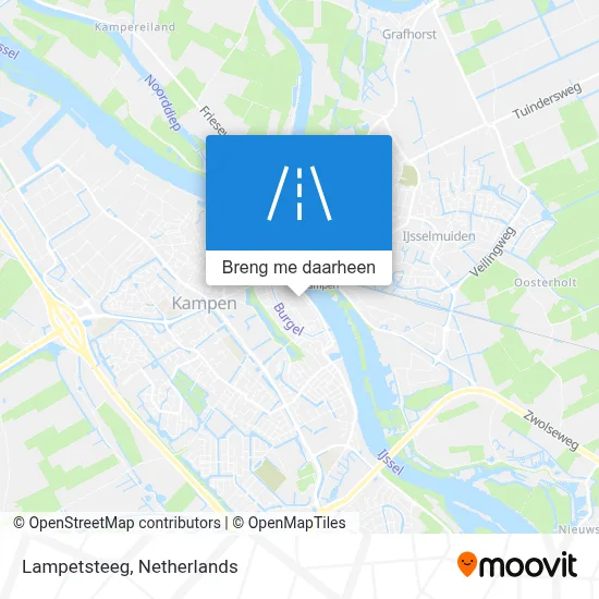 Lampetsteeg kaart