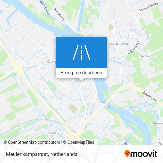 Meulenkampstraat kaart