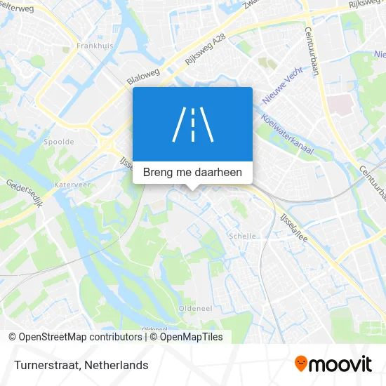 Turnerstraat kaart