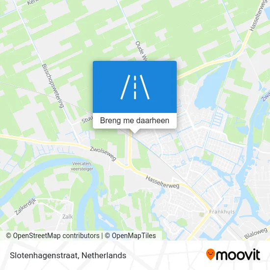 Slotenhagenstraat kaart
