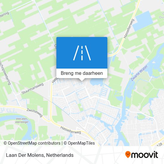 Laan Der Molens kaart