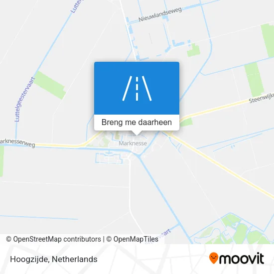 Hoogzijde kaart