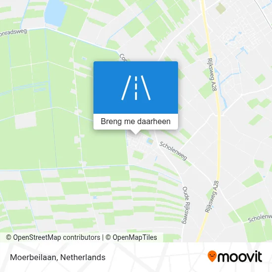 Moerbeilaan kaart