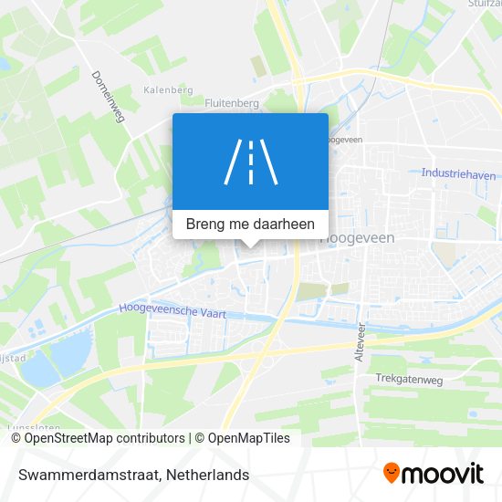 Swammerdamstraat kaart