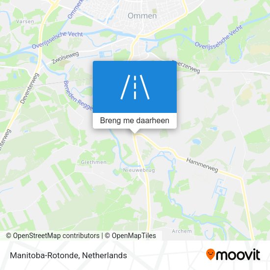 Manitoba-Rotonde kaart
