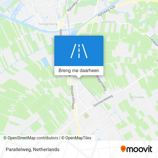 Parallelweg kaart