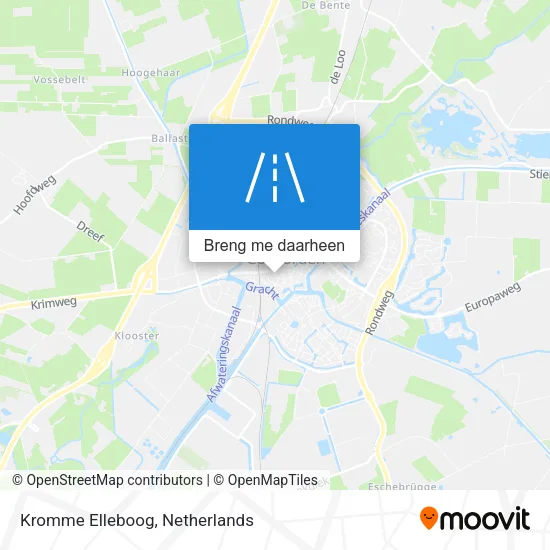 Kromme Elleboog kaart