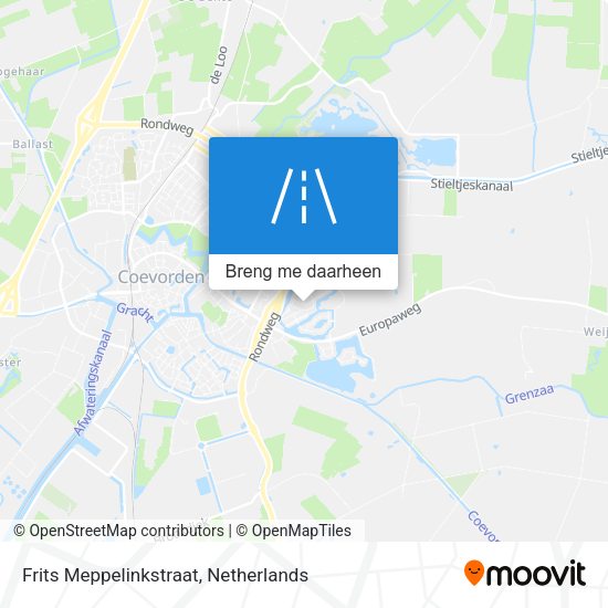 Frits Meppelinkstraat kaart
