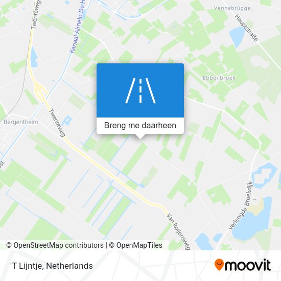 'T Lijntje kaart