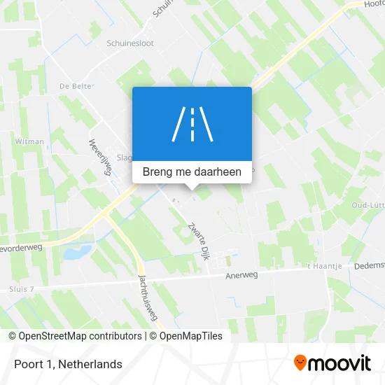 Poort 1 kaart