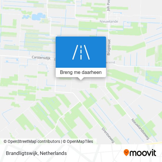 Brandligtswijk kaart