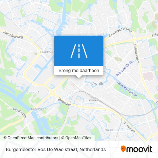 Burgemeester Vos De Waelstraat kaart