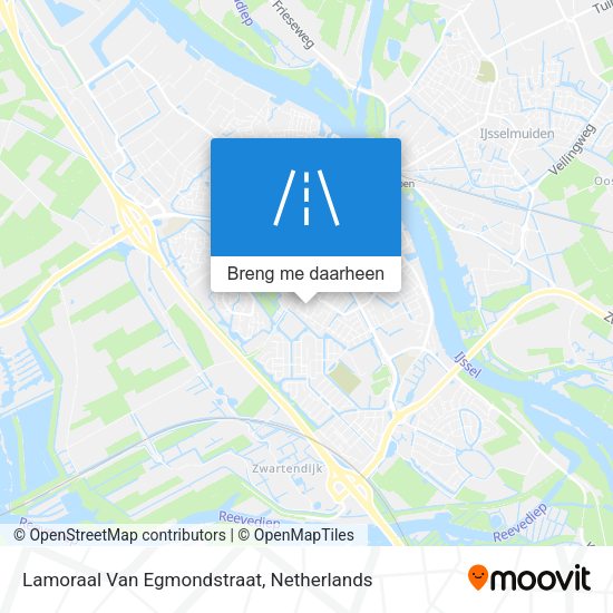 Lamoraal Van Egmondstraat kaart