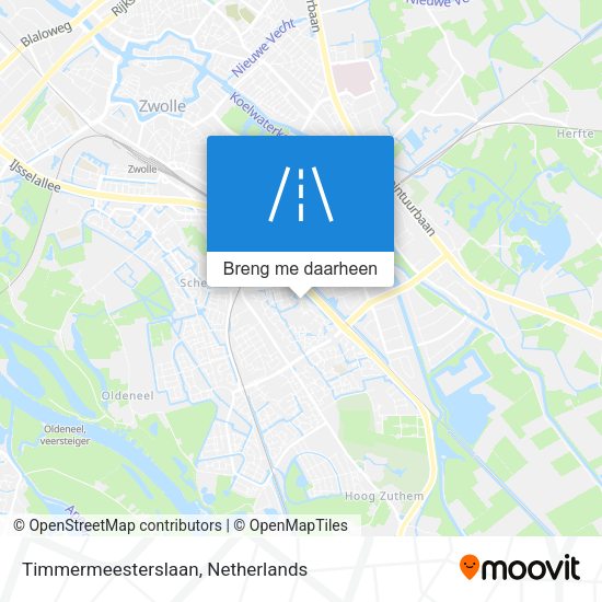 Timmermeesterslaan kaart