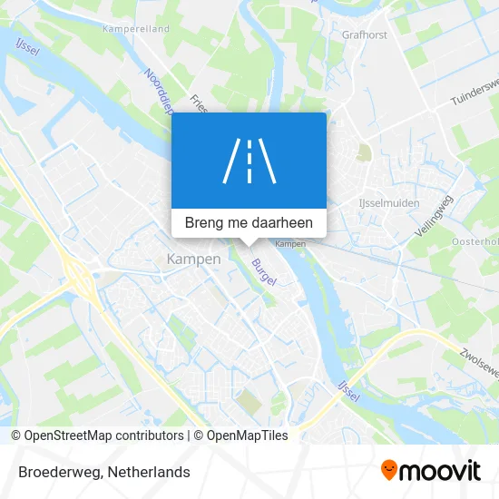Broederweg kaart
