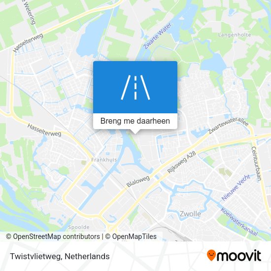 Twistvlietweg kaart