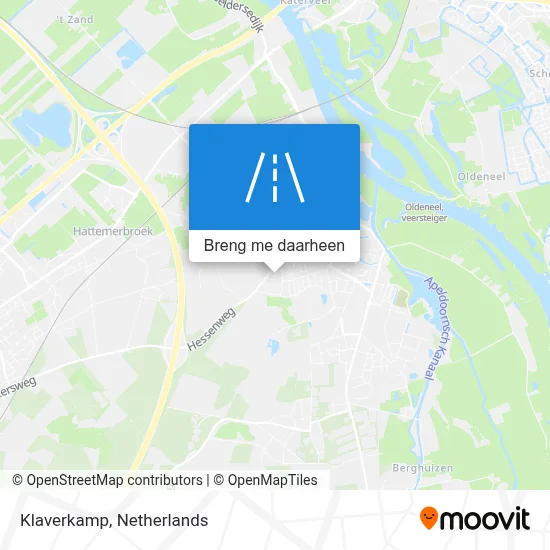 Klaverkamp kaart