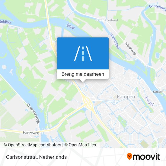 Carlsonstraat kaart