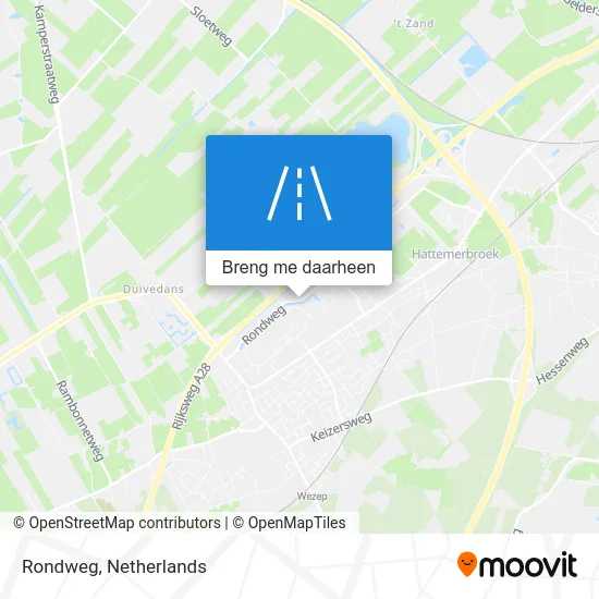 Rondweg kaart