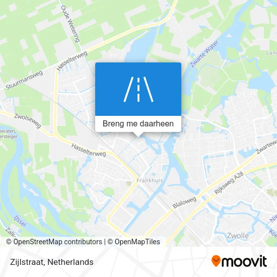 Zijlstraat kaart