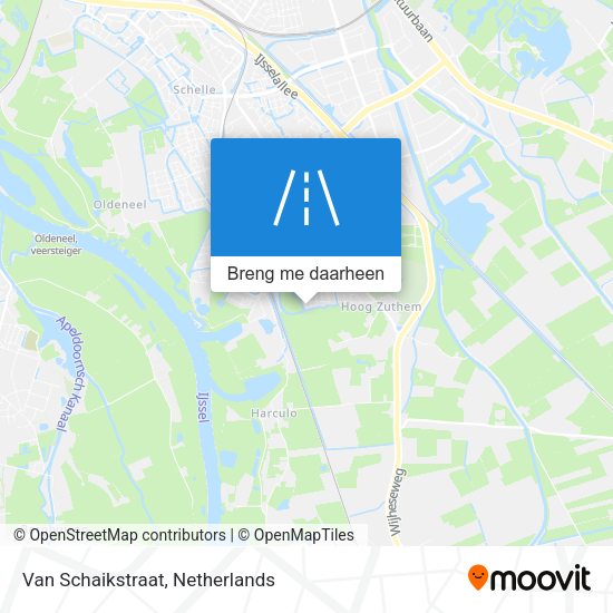 Van Schaikstraat kaart