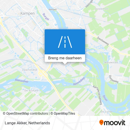 Lange Akker kaart