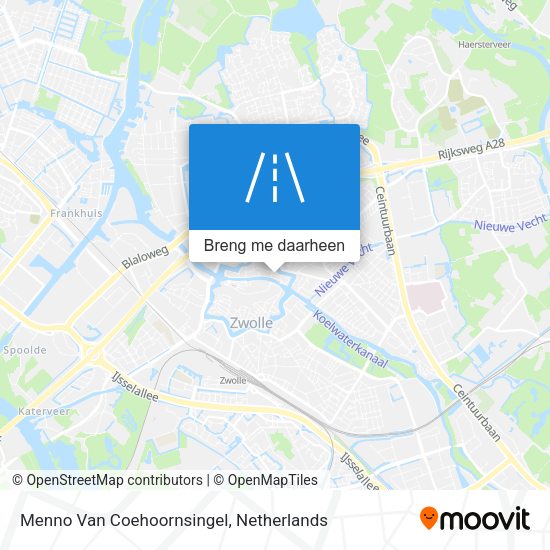 Menno Van Coehoornsingel kaart