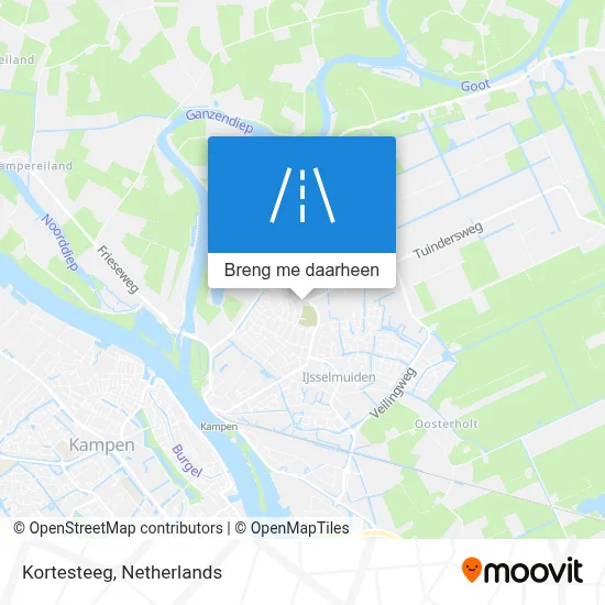 Kortesteeg kaart