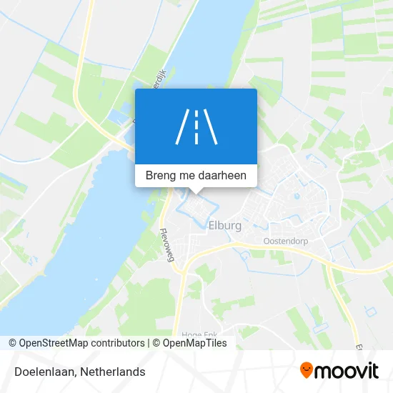 Doelenlaan kaart