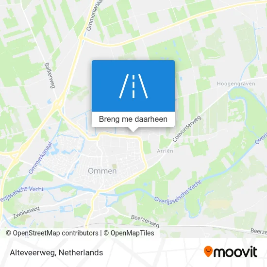 Alteveerweg kaart