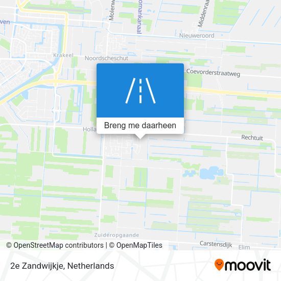 2e Zandwijkje kaart