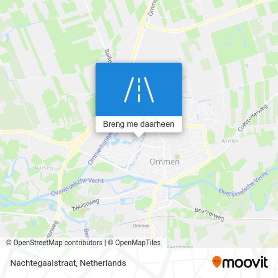 Nachtegaalstraat kaart