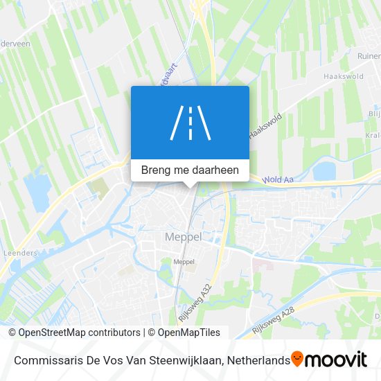Commissaris De Vos Van Steenwijklaan kaart