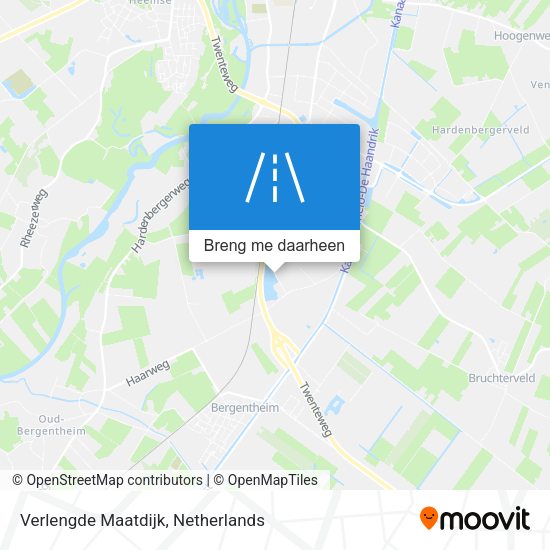 Verlengde Maatdijk kaart