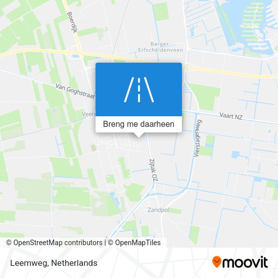 Leemweg kaart