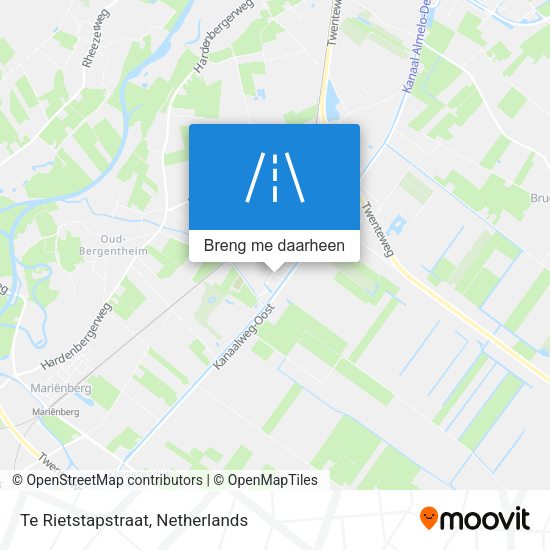 Te Rietstapstraat kaart