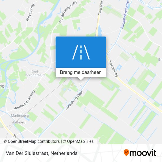 Van Der Sluisstraat kaart