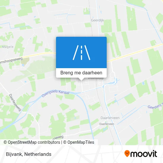 Bijvank kaart