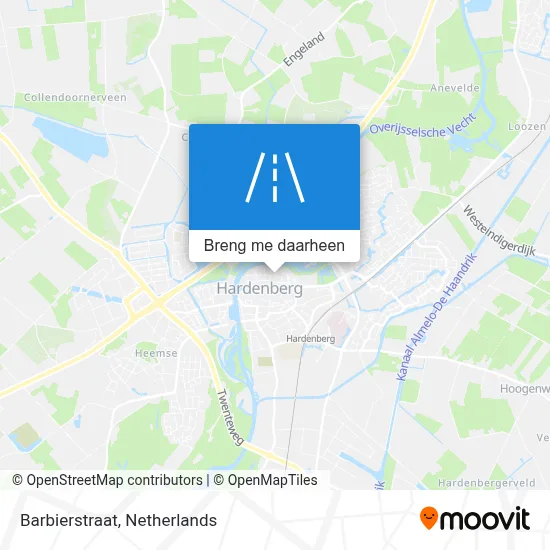 Barbierstraat kaart