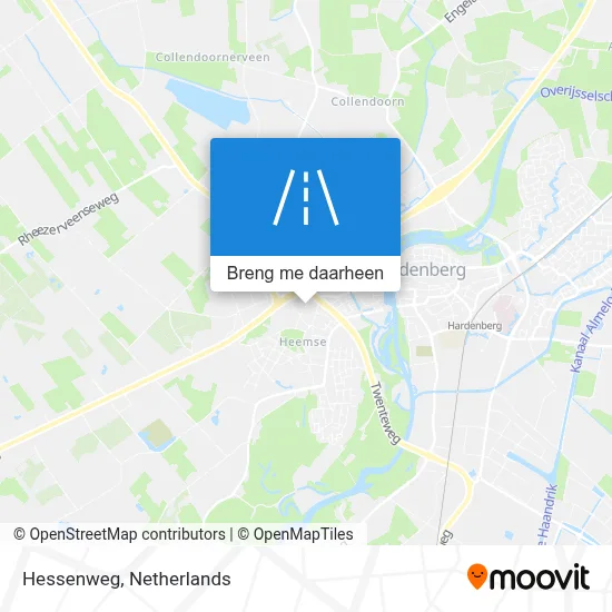 Hessenweg kaart