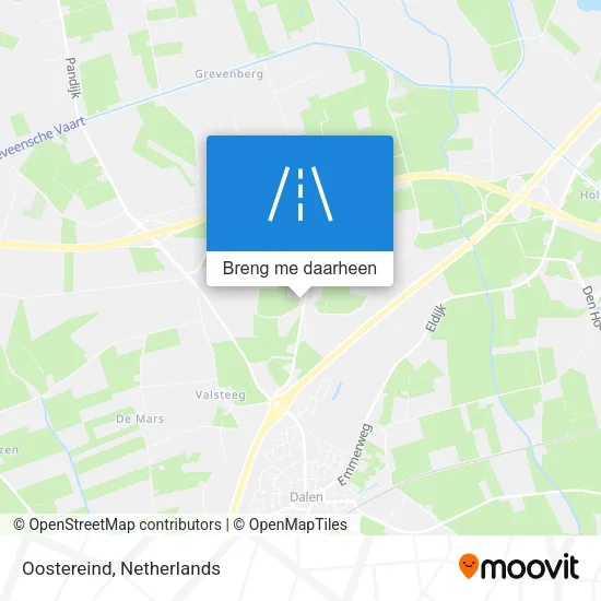 Oostereind kaart