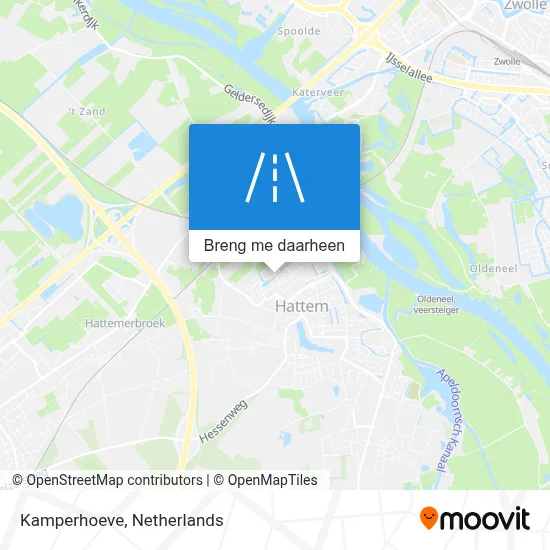 Kamperhoeve kaart