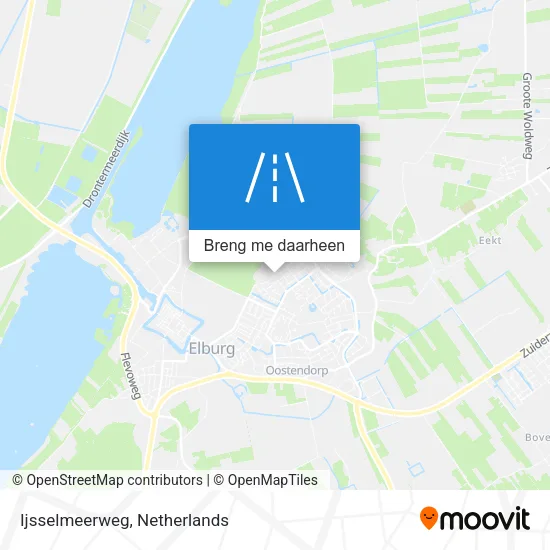 Ijsselmeerweg kaart