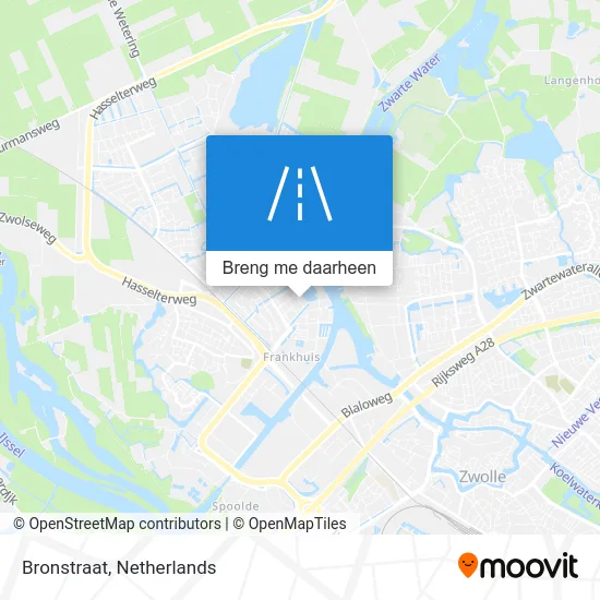 Bronstraat kaart