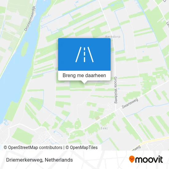 Driemerkenweg kaart