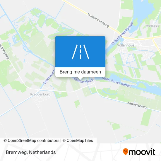 Bremweg kaart