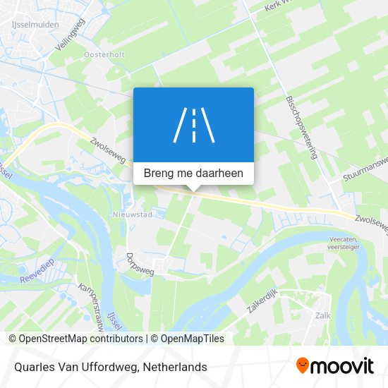 Quarles Van Uffordweg kaart